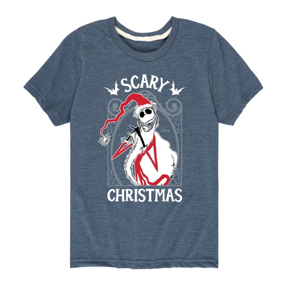 The Nightmare Before Christmas - Jack Scary Christmas - Toddler And Youth Short Sleeve Graphic T-Shirt