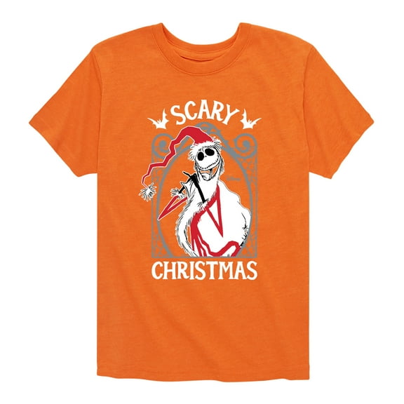 The Nightmare Before Christmas - Jack Scary Christmas - Toddler And Youth Short Sleeve Graphic T-Shirt