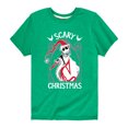 thumbnail image 1 of The Nightmare Before Christmas - Jack Scary Christmas - Toddler And Youth Short Sleeve Graphic T-Shirt, 1 of 5