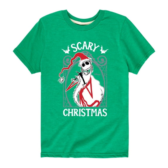 The Nightmare Before Christmas - Jack Scary Christmas - Toddler And Youth Short Sleeve Graphic T-Shirt
