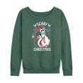 thumbnail image 1 of The Nightmare Before Christmas - Jack Scary Christmas - Women's Lightweight French Terry Long Sleeve Shirt, 1 of 5
