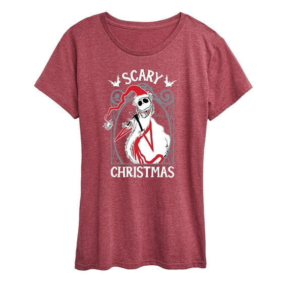 The Nightmare Before Christmas - Jack Scary Christmas - Women's Short Sleeve Graphic T-Shirt