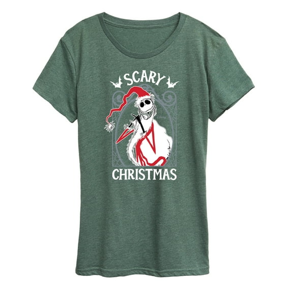 The Nightmare Before Christmas - Jack Scary Christmas - Women's Short Sleeve Graphic T-Shirt