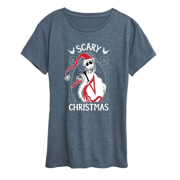The Nightmare Before Christmas - Jack Scary Christmas - Women's Short Sleeve Graphic T-Shirt