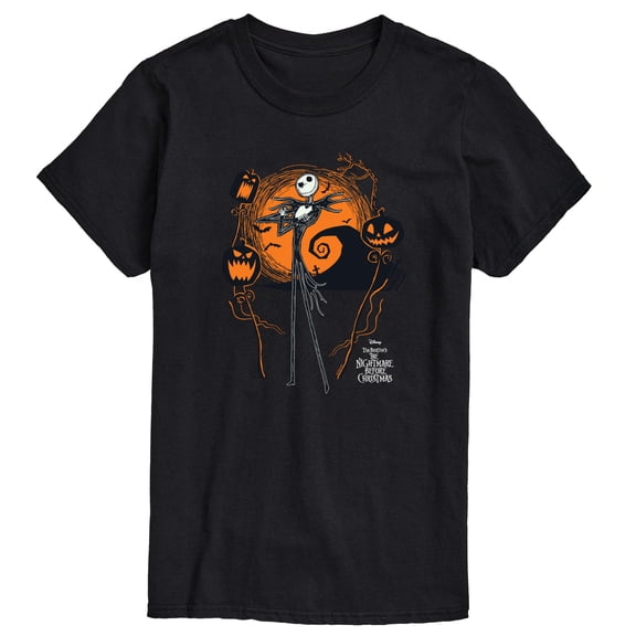 The Nightmare Before Christmas - Jack Scene - Men's Short Sleeve Graphic T-Shirt
