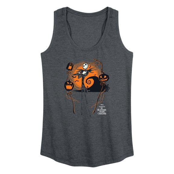The Nightmare Before Christmas - Jack Scene - Women's Racerback Graphic Tank