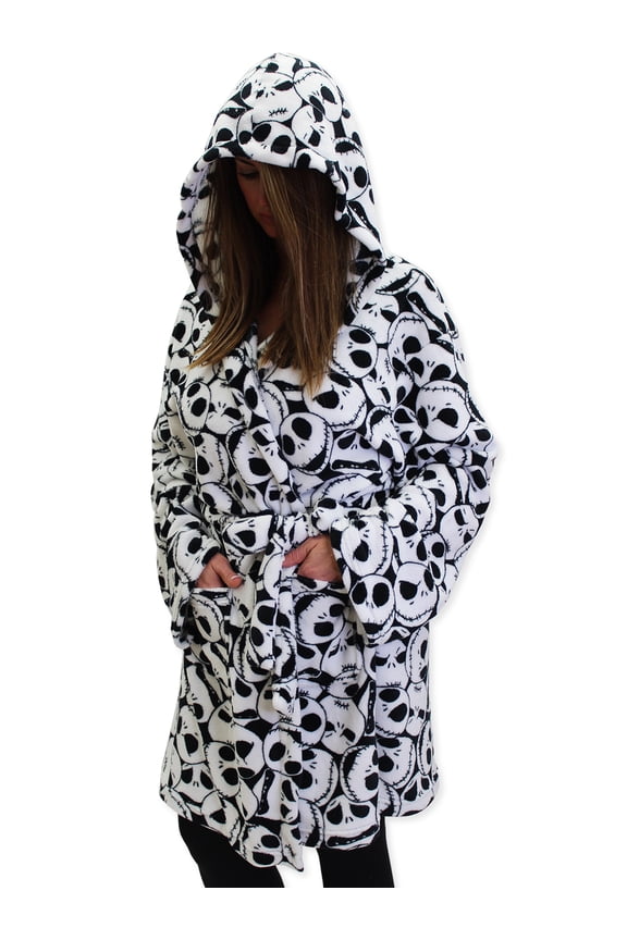 The Nightmare Before Christmas Jack Skellington Adult Hooded Robe UF21491RB