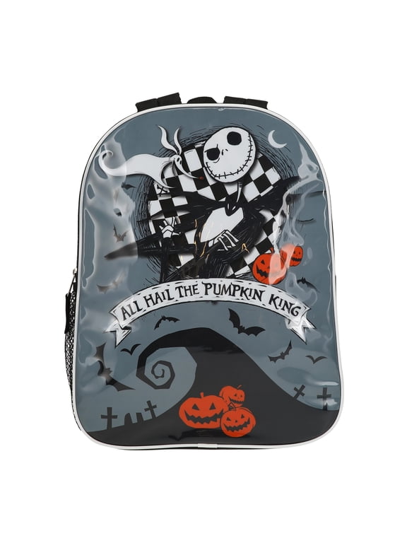 The Nightmare Before Christmas Jack Skellington All Hail The Pumpkin King 15" Backpack