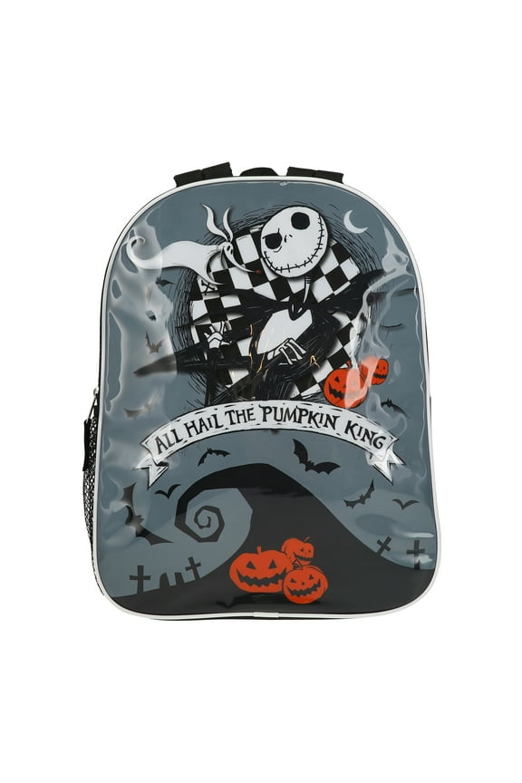 The Nightmare Before Christmas Jack Skellington All Hail The Pumpkin King 15" Backpack
