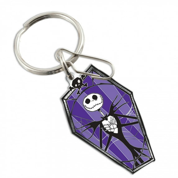 The Nightmare Before Christmas Jack Skellington Coffin Enamel Keychain