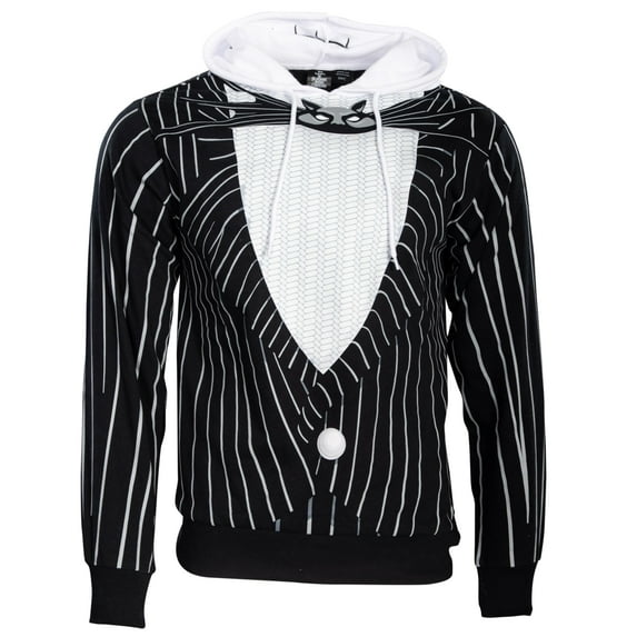 The Nightmare Before Christmas Jack Skellington Halloween Costume Cosplay Hoodie - Officially Licensed