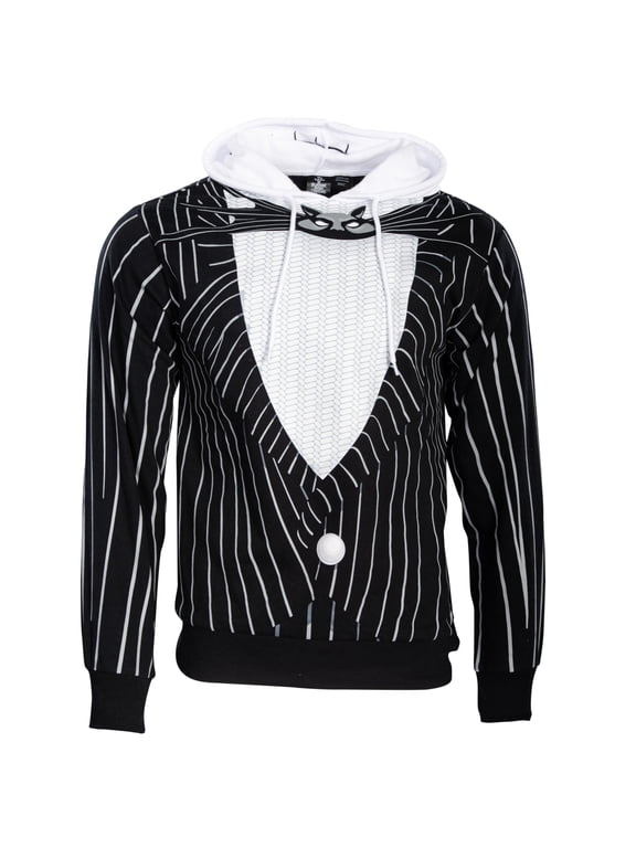The Nightmare Before Christmas Jack Skellington Halloween Costume Cosplay Hoodie - Officially Licensed