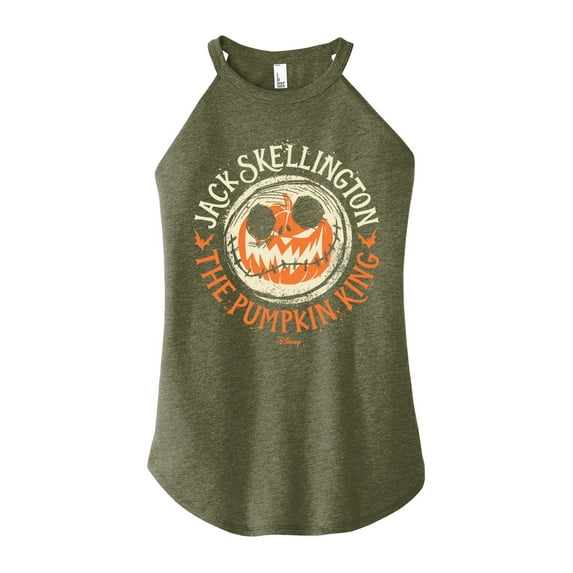 The Nightmare Before Christmas - Jack Skellington Pumpkin King - Juniors High Neck Tank Top