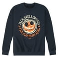 thumbnail image 1 of The Nightmare Before Christmas - Jack Skellington Pumpkin King - Men's Crew Neck Fleece Pullover, 1 of 5