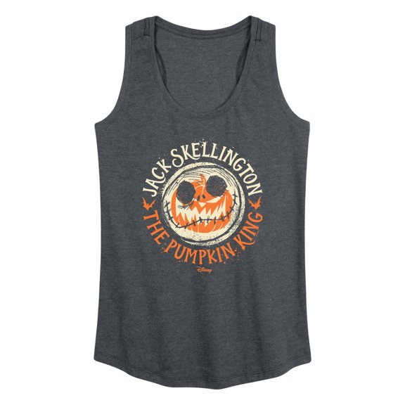 The Nightmare Before Christmas - Jack Skellington Pumpkin King - Women's Racerback Tank Top