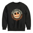 thumbnail image 1 of The Nightmare Before Christmas - Jack Skellington Pumpkin King - Youth Crewneck Fleece Sweatshirt, 1 of 5