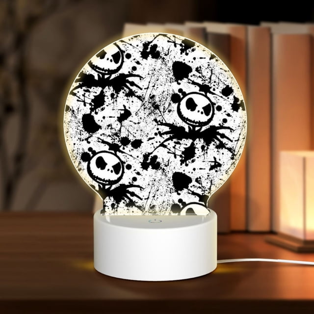 Jack Skellington Wall Clock – Nightmare Before Christmas Vinyl Record Style, Home Decor Gift