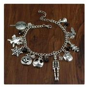 COSTYLE The Nightmare Before Christmas Jack Skellington Sally Gothic Bracelet Gift