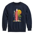 thumbnail image 1 of The Nightmare Before Christmas - Jack Sunset Beach - Toddler And Youth Crewneck Fleece Sweatshirt, 1 of 5
