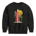 thumbnail image 1 of The Nightmare Before Christmas - Jack Sunset Beach - Toddler And Youth Crewneck Fleece Sweatshirt, 1 of 5