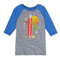 thumbnail image 1 of The Nightmare Before Christmas - Jack Sunset Beach - Toddler And Youth Raglan Graphic T-Shirt, 1 of 4