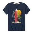 thumbnail image 1 of The Nightmare Before Christmas - Jack Sunset Beach - Toddler And Youth Short Sleeve Graphic T-Shirt, 1 of 5