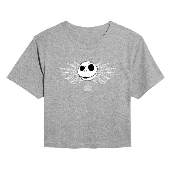 The Nightmare Before Christmas - Jack Webs Cropped Graphic T-Shirt