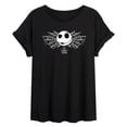 thumbnail image 1 of The Nightmare Before Christmas - Jack Webs - Juniors Oversized Graphic T-Shirt, 1 of 4