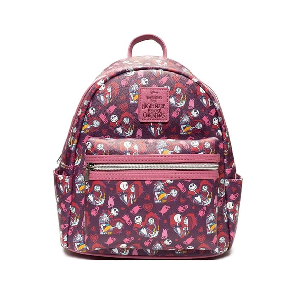 The Nightmare Before Christmas Jack and Sally Hearts Mini-Backpack