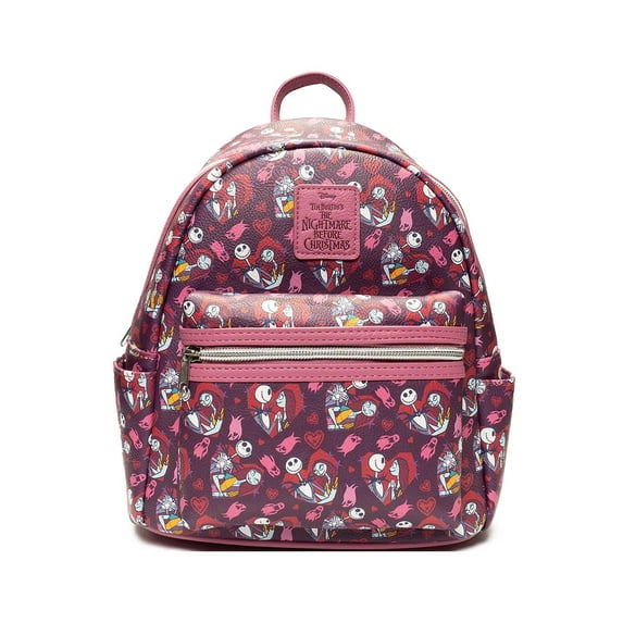 The Nightmare Before Christmas Jack and Sally Hearts Mini-Backpack