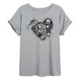 thumbnail image 1 of The Nightmare Before Christmas - Jack and Sally Love Eternal - Juniors Ideal Flowy Muscle T-Shirt, 1 of 5