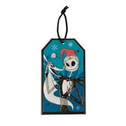 The Nightmare Before Christmas Jack and Zero Mini Rectangle Metal Sign, 5.5" Tall, Blue
