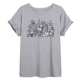 thumbnail image 1 of The Nightmare Before Christmas - Lineup Oversized Graphic T-Shirt, 1 of 4