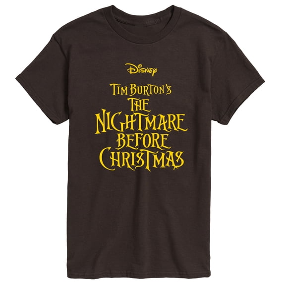 The Nightmare Before Christmas - Logo - Men's Short Sleeve Graphic T-Shirt