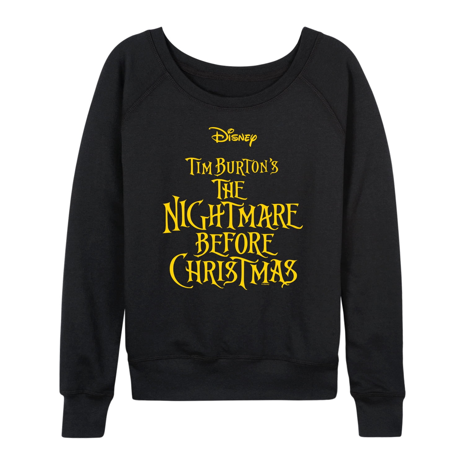 The Nightmare Before Christmas - Logo - Women's French Terry Long ...