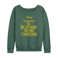 thumbnail image 1 of The Nightmare Before Christmas - Logo - Women's French Terry Long Sleeve Pullover, 1 of 4