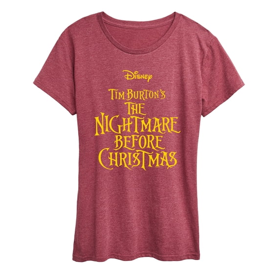 The Nightmare Before Christmas - Logo Short Sleeve Graphic T-Shirt