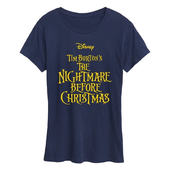 The Nightmare Before Christmas - Logo Short Sleeve Graphic T-Shirt