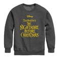thumbnail image 1 of The Nightmare Before Christmas - Logo - Youth Boys Crew Fleece Sweatshirt, 1 of 3