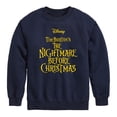thumbnail image 1 of The Nightmare Before Christmas - Logo - Youth Boys Crew Fleece Sweatshirt, 1 of 4