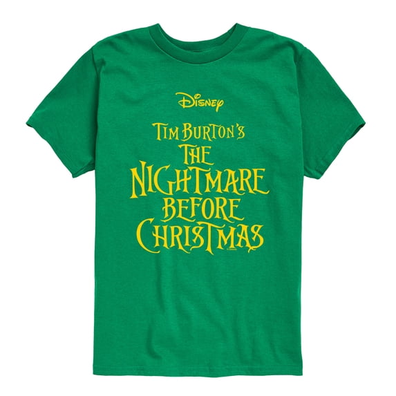The Nightmare Before Christmas - Logo - Youth Boys Short Sleeve Graphic T-Shirt