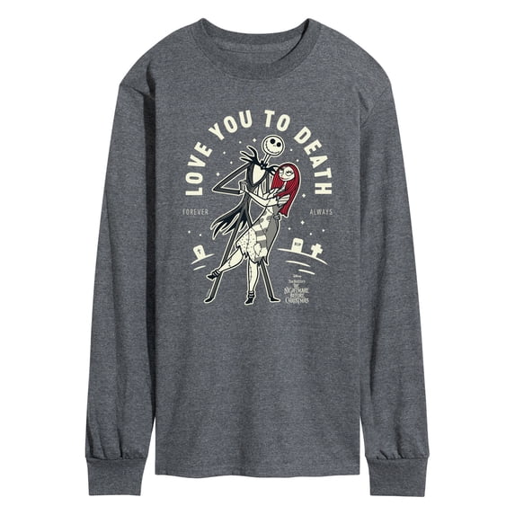 The Nightmare Before Christmas - Love To Death Men's Long Sleeve Graphic T-Shirt