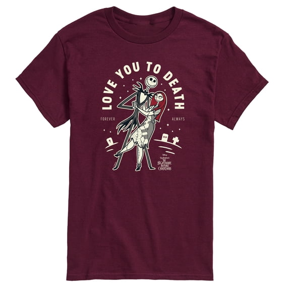 The Nightmare Before Christmas - Love To Death - Men's Short Sleeve Graphic T-Shirt