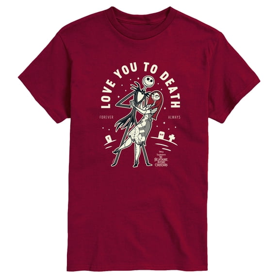 The Nightmare Before Christmas - Love To Death - Men's Short Sleeve Graphic T-Shirt