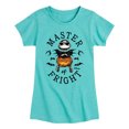 thumbnail image 1 of The Nightmare Before Christmas - Master Of Fright - Toddler And Youth Girls Short Sleeve Graphic T-Shirt, 1 of 5