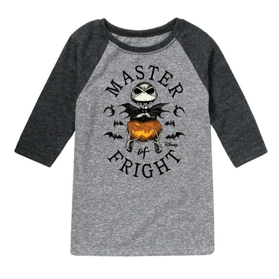 The Nightmare Before Christmas - Master Of Fright - Youth Raglan Graphic T-Shirt