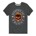 thumbnail image 1 of The Nightmare Before Christmas - Master Of Fright - Youth Short Sleeve Graphic T-Shirt, 1 of 5
