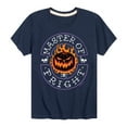 thumbnail image 1 of The Nightmare Before Christmas - Master Of Fright - Youth Short Sleeve Graphic T-Shirt, 1 of 5