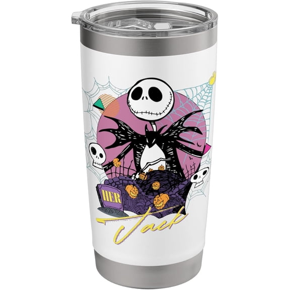 The Nightmare Before Christmas Matching Her Jack Stainless Steel Insulated Tumbler