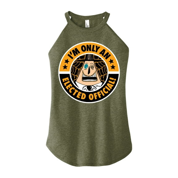 The Nightmare Before Christmas - Mayor Elected Official - Juniors High Neck Tank Top